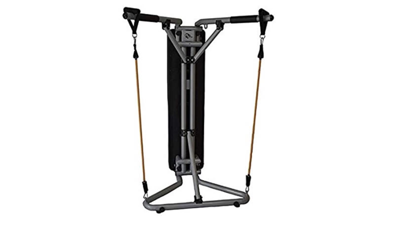 V-DIP Power Station with resistance bands anchored